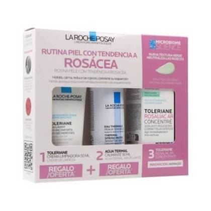 La Roche Posay Toleriane Rosaliac Ar 40ml Agua Termal 50ml Crema Limpiadora 50ml Promo