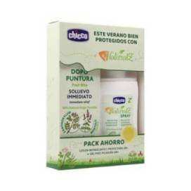 Chicco Feuchtigkeitsspendendes Erfrischendes Schutzspray 100ml + Roll-on Post-sting 10ml Promo