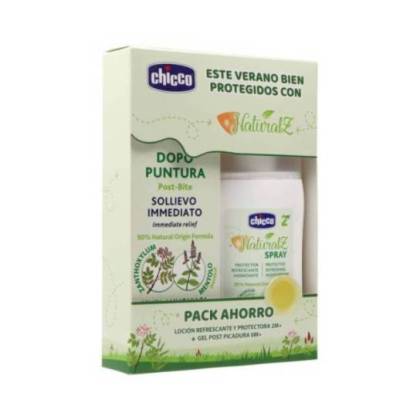 Chicco Spray Protector Refrescante Hidratante 100ml + Roll-on Post Picadura 10ml Promo