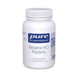 Betaina Hcl Pepsina 90 Cápsulas Pure Encapsulations