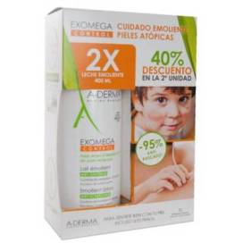 A-derma Exomega Emollient Lotion 2x400 Ml Promo