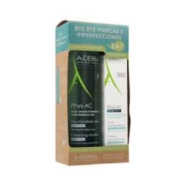 A-derma Phys-ac Agua Micelar 400 ml + Phys-ac Perfect Fluido Anti-marcas 40 ml Promo