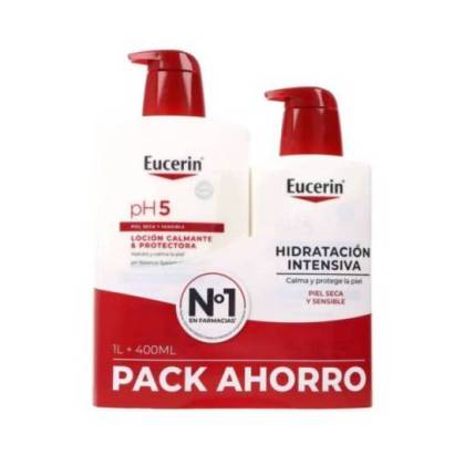 Eucerin Ph5 Feuchtigkeitslotion 1 L + 400 ml Promo