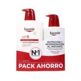 Eucerin Lotion Enriquecida 1l+400 ml Promo