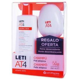 Leti At4 Champu 250 ml + Cepillo Promo