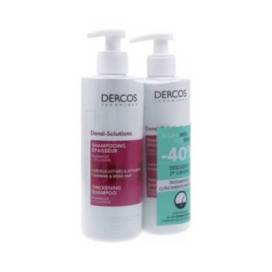 Dercos Densi Solutions Fine Hair Shampoo 400+400 Ml Promo