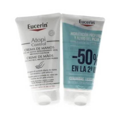 Eucerin Atopicontrol Crema Manos 2x75ml Aktion