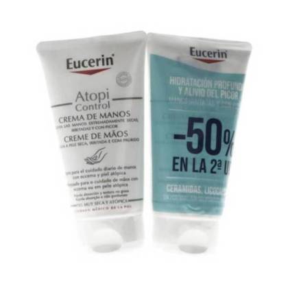 Eucerin Atopicontrol Creme Mãos 2x75ml Promoção