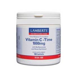 Vitamina C 1000 Mg Bioflavonóides Retard 180 Comprimidos Lamberts