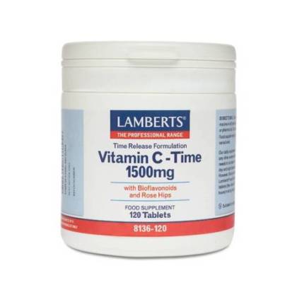 Vitamin C 1500mg Bioflavonoide Retard 120 Tabletten Lamberts