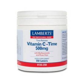 Vitamina C 500mg Bioflavonoides Retard 250 Comps