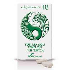 Chinasor 18 Tian Ma Gou Teng Yin 30 Comprimidos Soria Natural