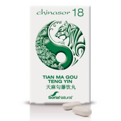 Chinasor 18 Tian Ma Gou Teng Yin 30 Tabletten Soria Natural