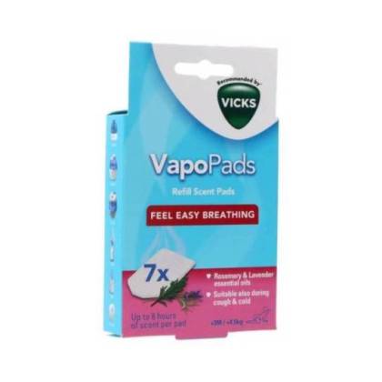 Vicks Vapopads Alecrim E Lavanda 7 Unidades