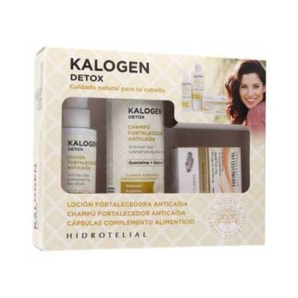 Hidrotelial Kalogen Detox Lotion 150 Ml + Shampoo 400 Ml + Haar Und Nagel 30 Kapseln Promo