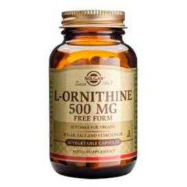 L-ornitina 50 Cápsulas 500 Mg Solgar