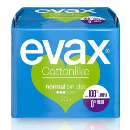 Evax Cottonlike Normal Without Wings 20 Units