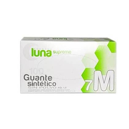 Guantes Sintetico Luna Sin Polvo Tm 100 Uds