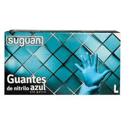 Guante Nitrilo Suguan Sin Polvo Tg 100 Uds