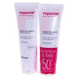 Repavar Regeneradora Crema De Manos 2 Uds Promo