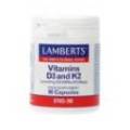Vitamina D3 + K2 90 Cápsulas 8145-90 Lamberts