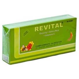 Revital Ginseng Jalea Vit C 20 Ampollas Bebibles