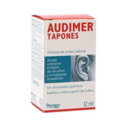 Audimer Plugs Solução para Limpeza de Ouvidos 12 ml