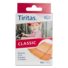 Tiritas Classic Pre-cut Plasters 6x10 Cm 10 Units Hartmann