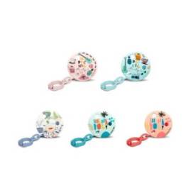 Suavinex Round Soother Chain With Clip 0m+