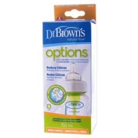 Dr Browns Options+ Biberão Boca Larga 150ml Verde 0m+