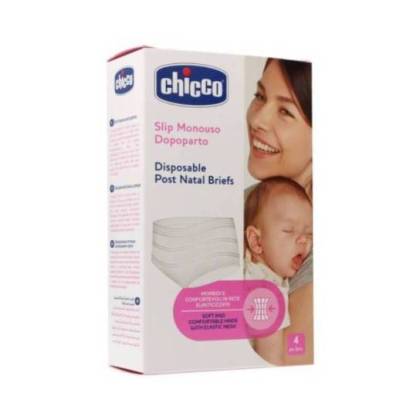 Chicco Mammy 4 Braguitas Descartáveis Pós-parto Tamanho Único