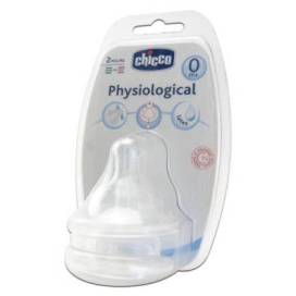 Chicco Tetina Fisiologica De Silicona 0m 2 Uds