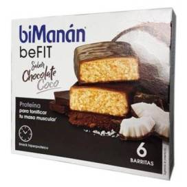 Bimanan Befit Barritas Chocolate Coco 6 Uds