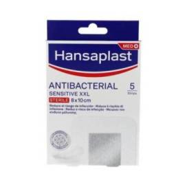 Hansaplast Antibacterial Sensitive Xxl 8x10 Cm 5 Einheiten