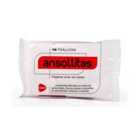 Ansollitas Toalhetes Higiene Anal 10 Toalhetes