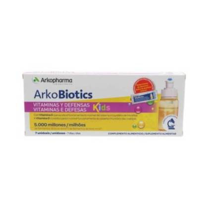 Arkobiotics Vitaminas e Defesas para Crianças 7 Doses Únicas