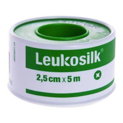 Leukosilk Com Argola 2,5cm X 5m