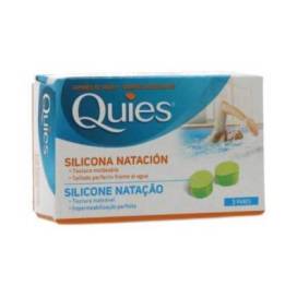 Quies Tampões Ouvidos Silicone Para Natação 6 Unidades