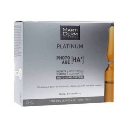 Martiderm Photo-age Ha+ 10 Ampoules Of 2ml