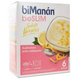 Bimanan Beslim Pudin Sabor Limão 6 Saquetas