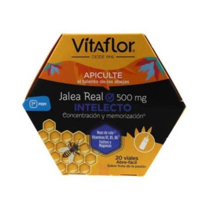 Vitaflor Royal Jelly Intellect 500mg 20 Vials 10 ml