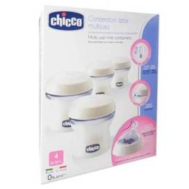 Chicco Natural Feel Contenedores Para Leite 4 Unidades