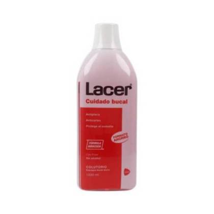 Lacer Oral Care enxaguatório bucal sem álcool 1000 ml