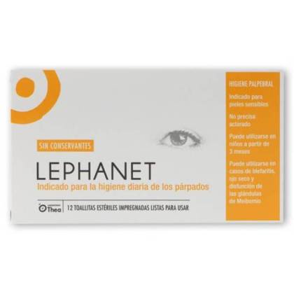 Lephanet 12 Toallitas Limpiadoras Ojos