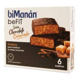 Bimanan Befit Barrinha Chocolate Caramelo 6 Barrinhas