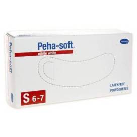 Peha-soft Nitrile Handschuhe Weiß Kleine Größe 100 Einheiten Hartmann