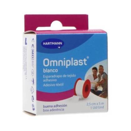 Omniplast White Screen Adhesive 5m X 2.5cm Hartmann