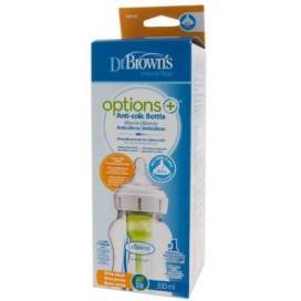 Dr Browns Options+ Weithalsfläschchen 330 Ml Grün 3m+