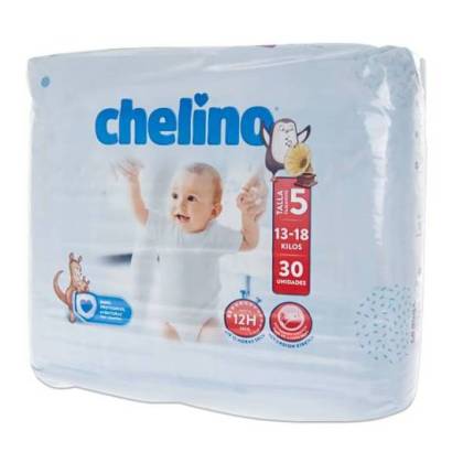 Chelino Love T-5 13-18 Kg 30 Unidades