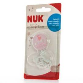 Nuk Pacifier Chain Rose And Blue